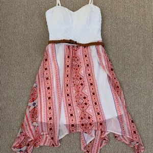 *NEW* Lace Top with Asymmetrical Skirt